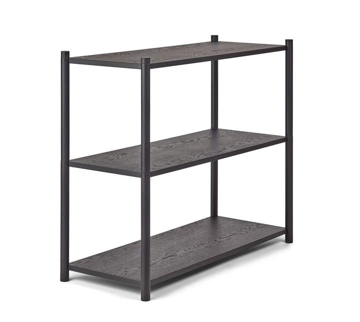 Sceene bookcase A - Black oiled oak - Gejst