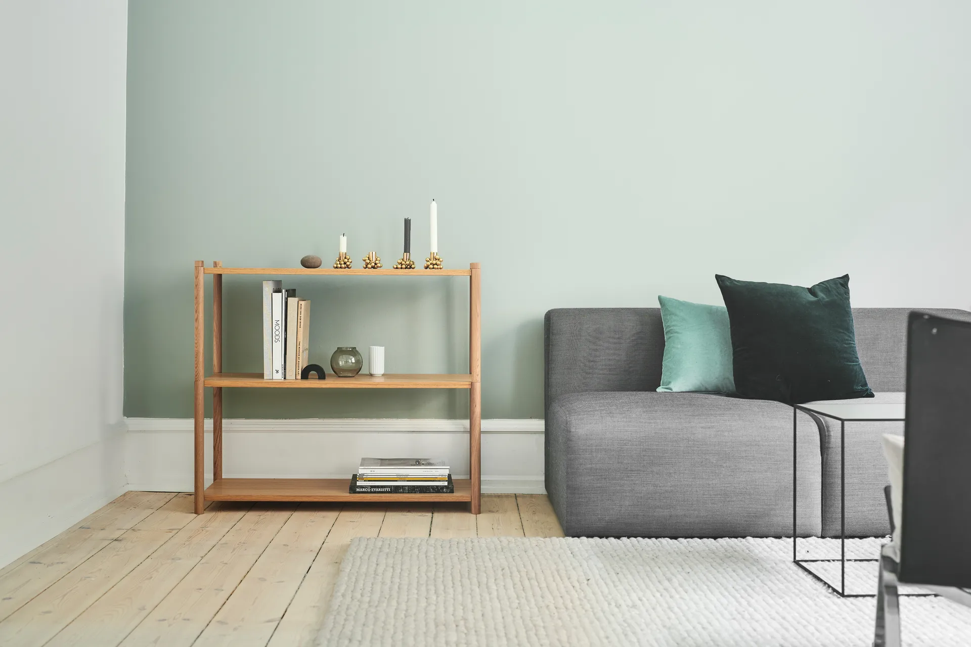 Sceene bookcase A, Light oak Gejst