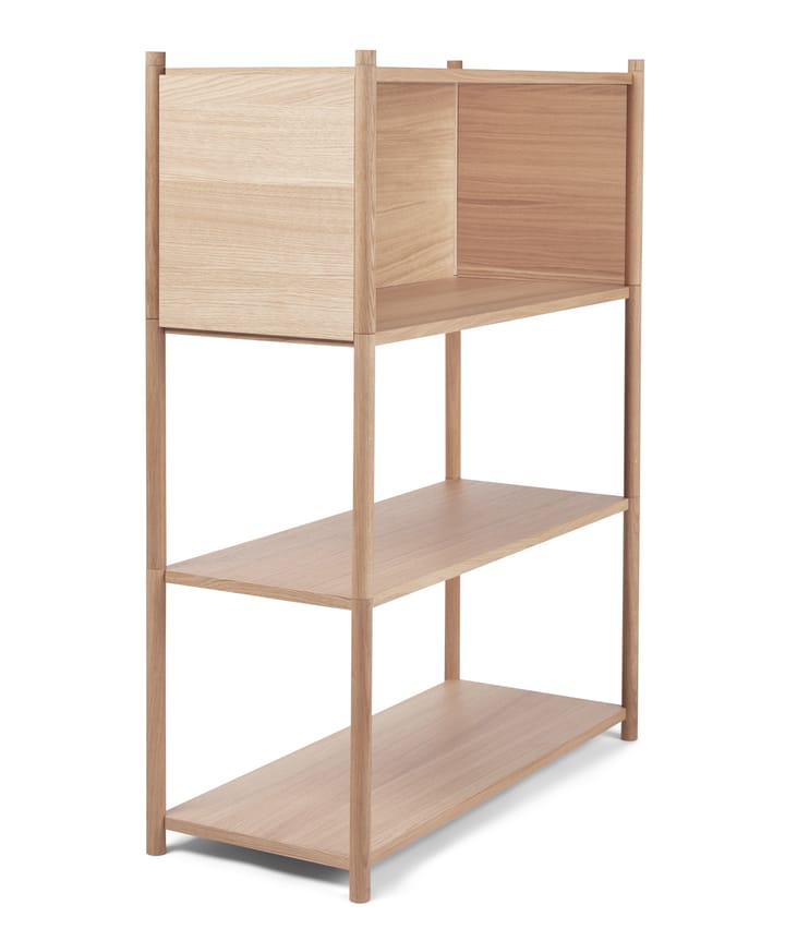 Sceene bookcase B - Light  oak - Gejst