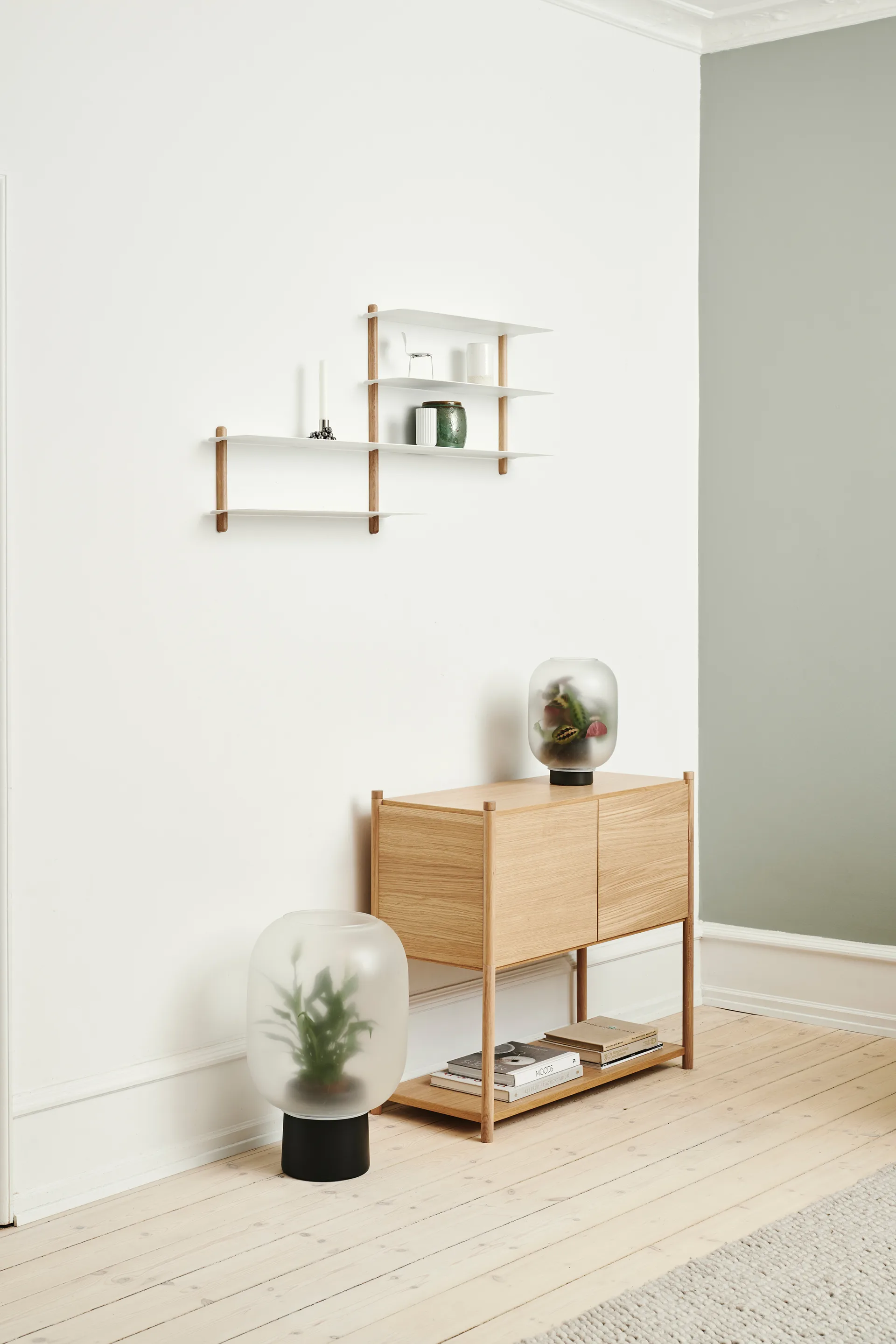 Sceene bookcase B, Light oak Gejst
