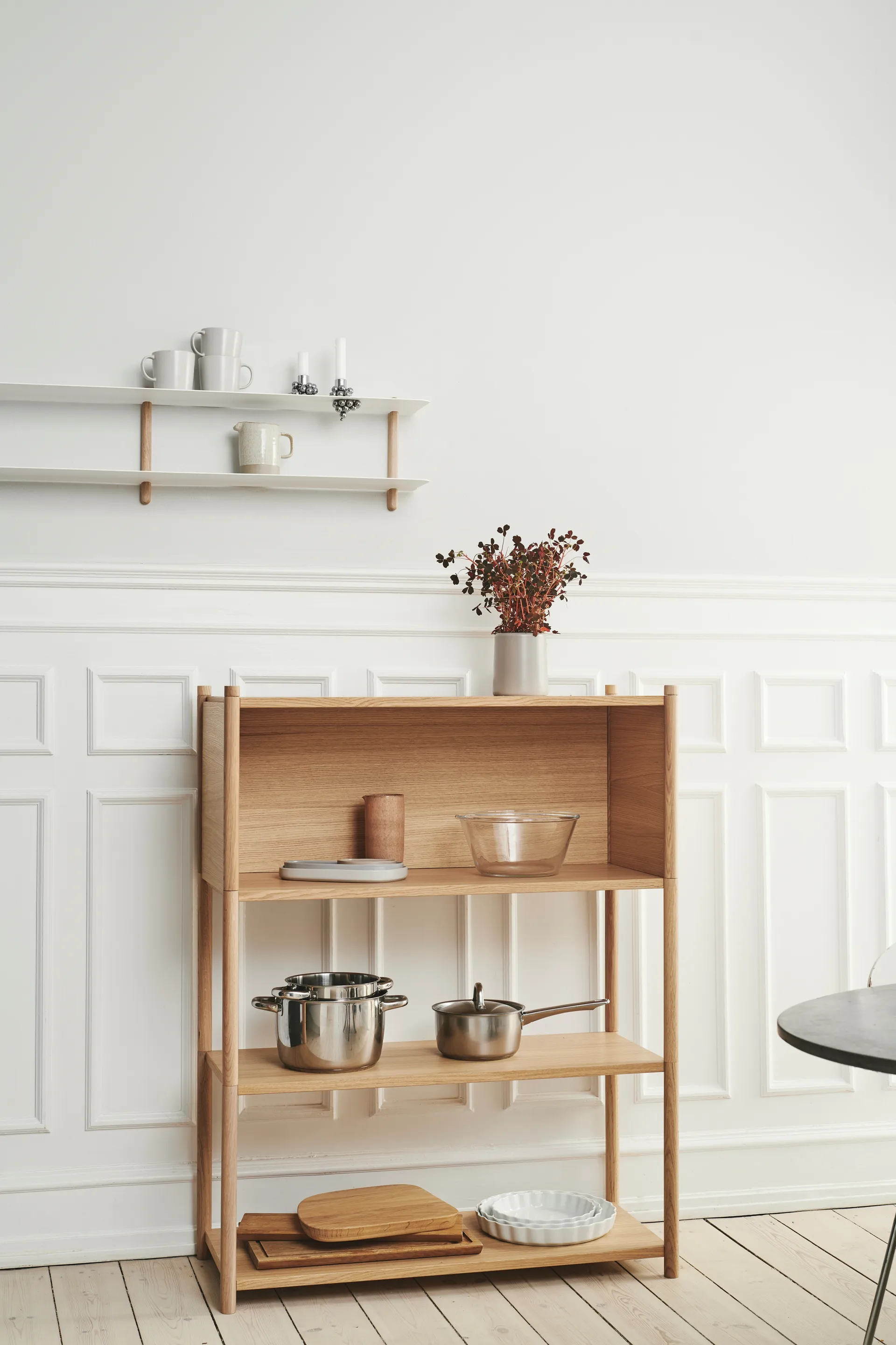 Sceene bookcase B, Light oak Gejst