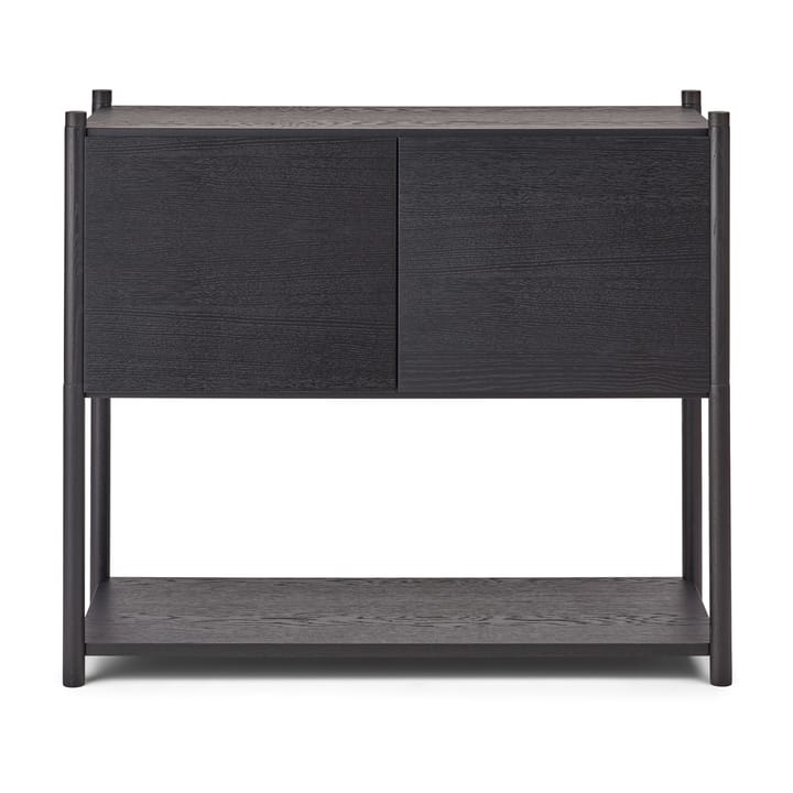 Sceene bookcase C - Black oiled oak - Gejst