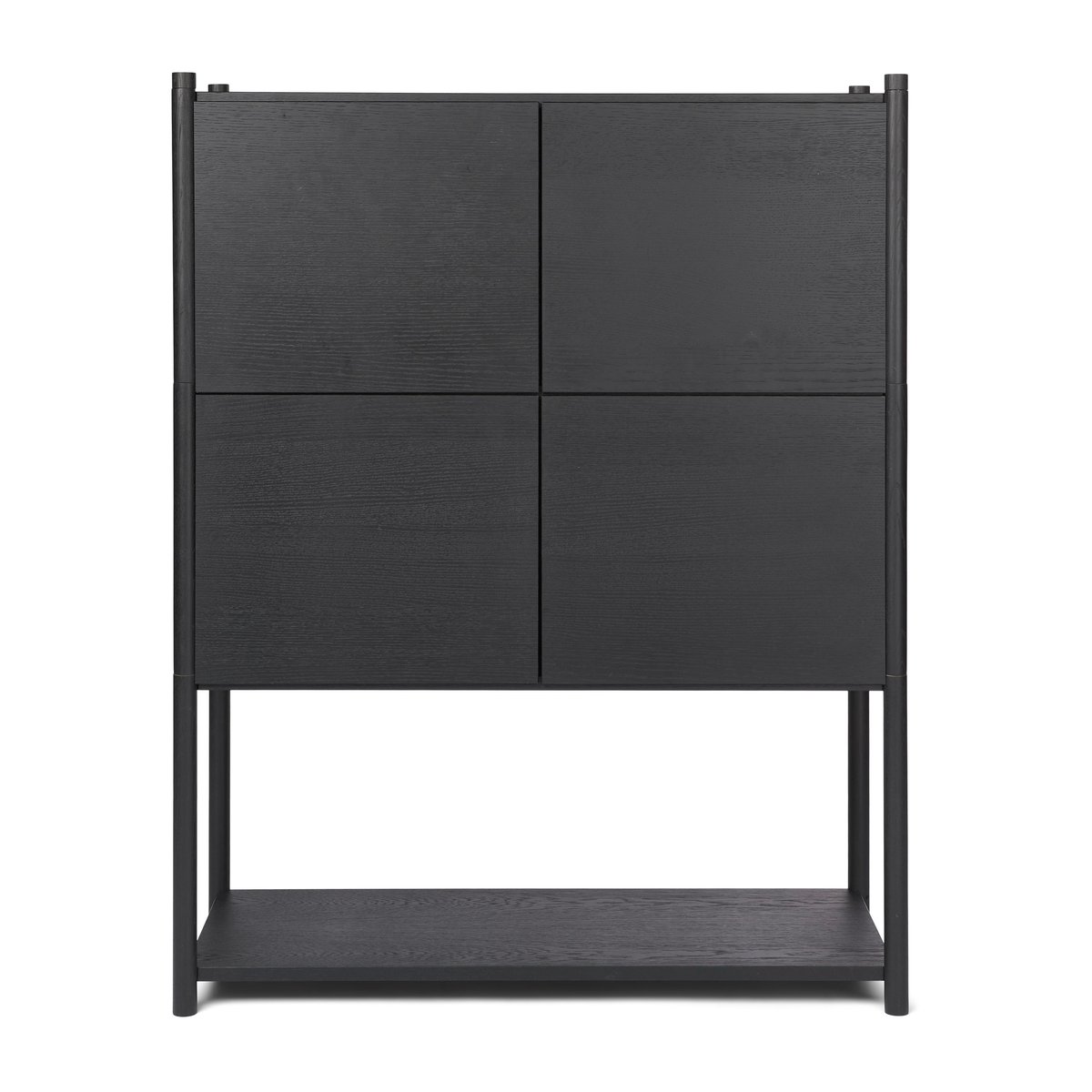 Gejst Sceene bookcase E Black oiled oak | Scandinavian Design | Dressers & sideboards | Black
