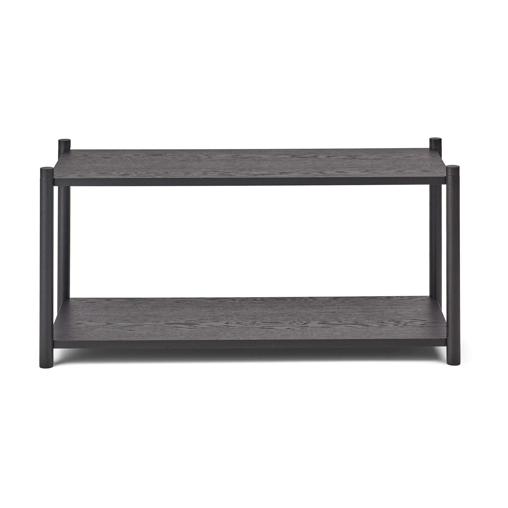 Sceene bookcase F, Black oiled oak Gejst