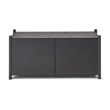 Sceene bookcase G - Black oiled oak - Gejst