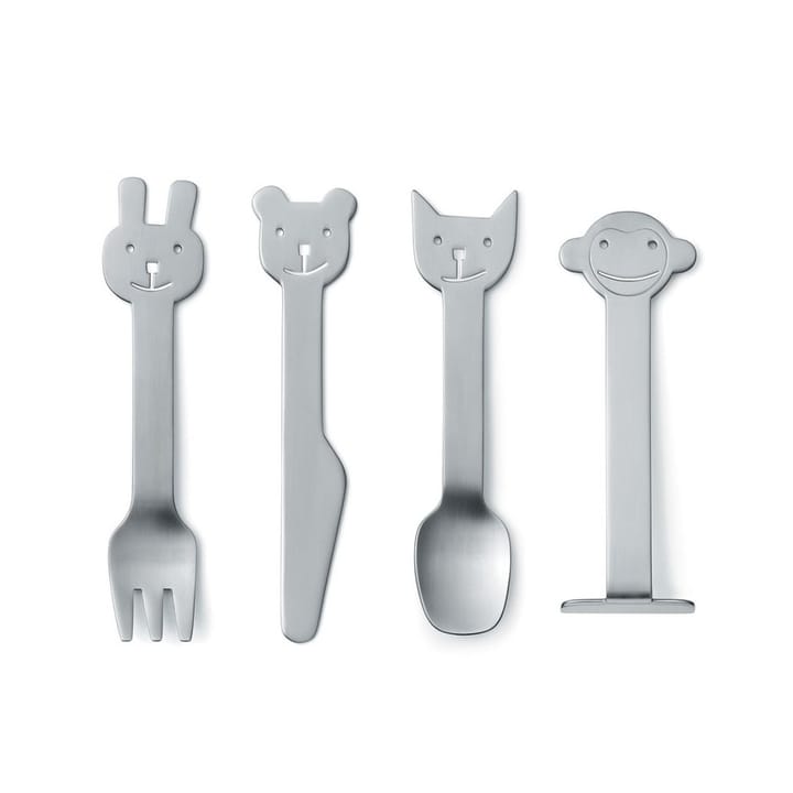 Animal Friends cutlery 4 pieces - 4 pieces - Gense