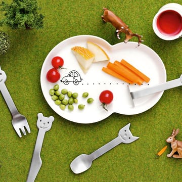 Animal Friends cutlery 4 pieces - 4 pieces - Gense