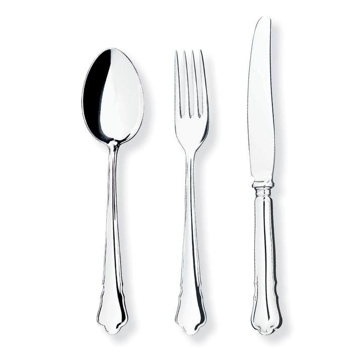 Chippendale table fork silver nickle - 18 cm - Gense