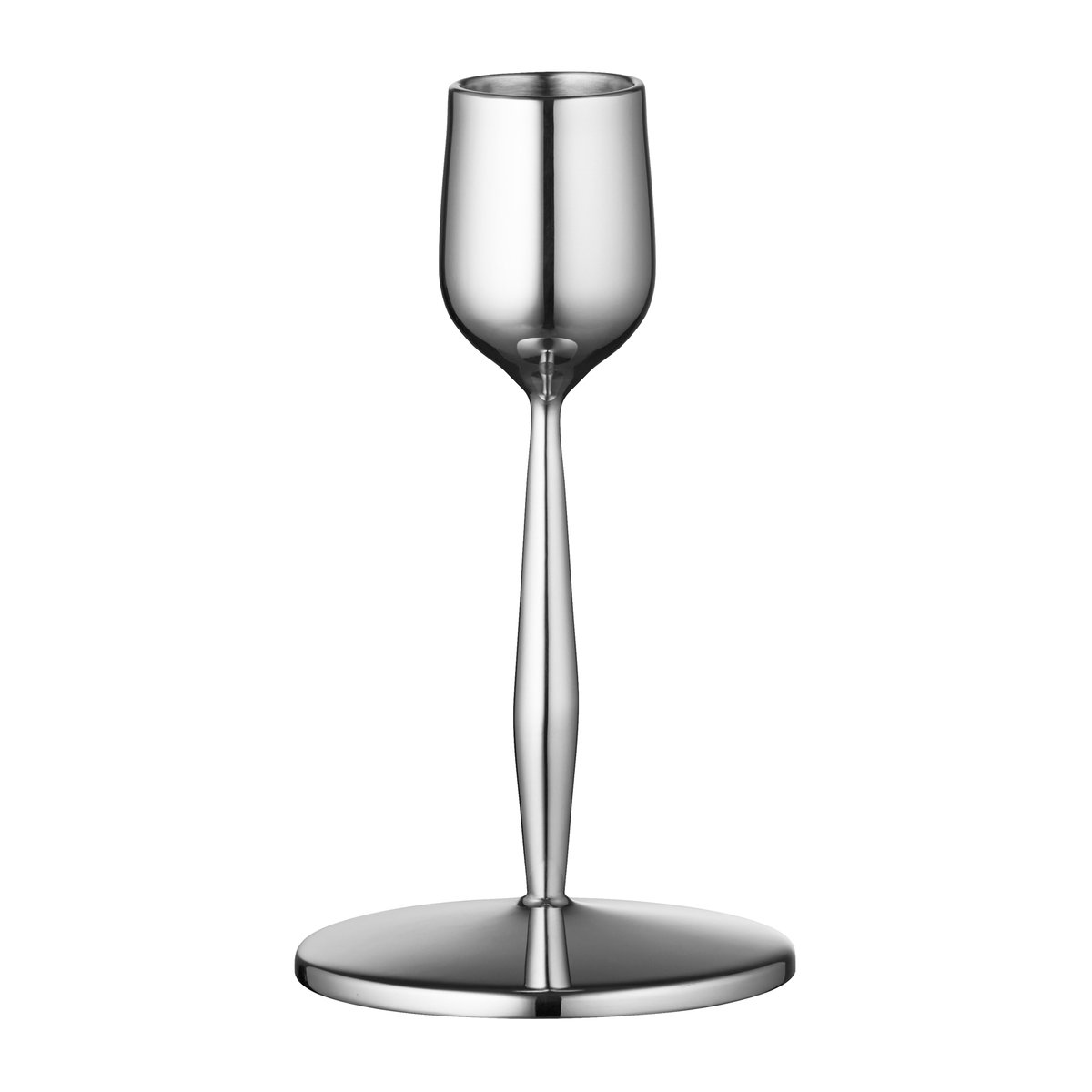 Gense Dorotea candle holder 12 cm Polished steel