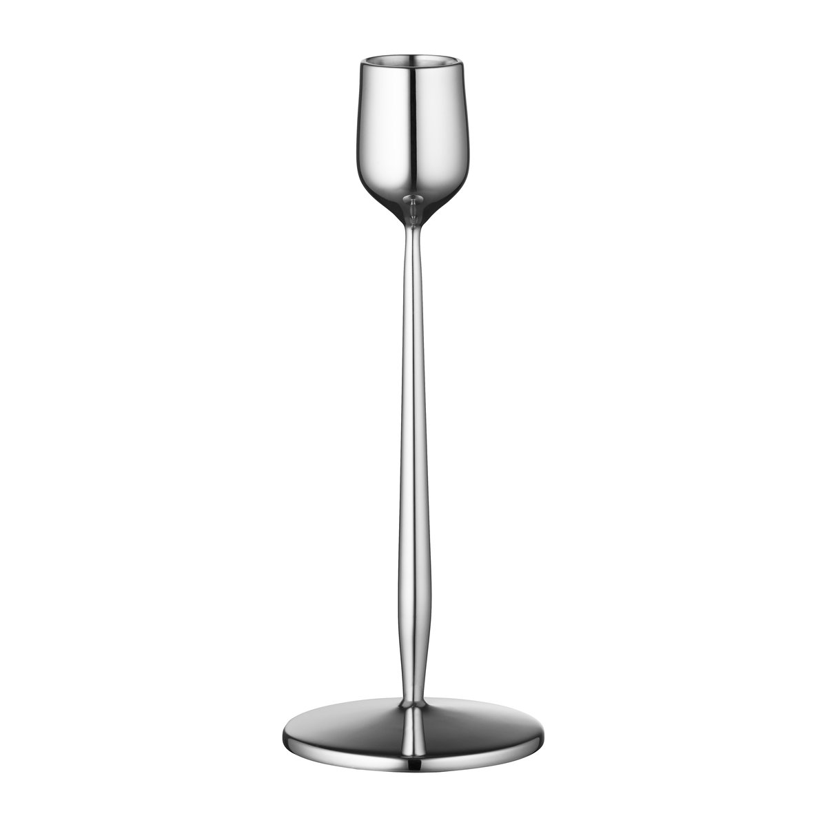 Gense Dorotea candle holder 18 cm Polished steel