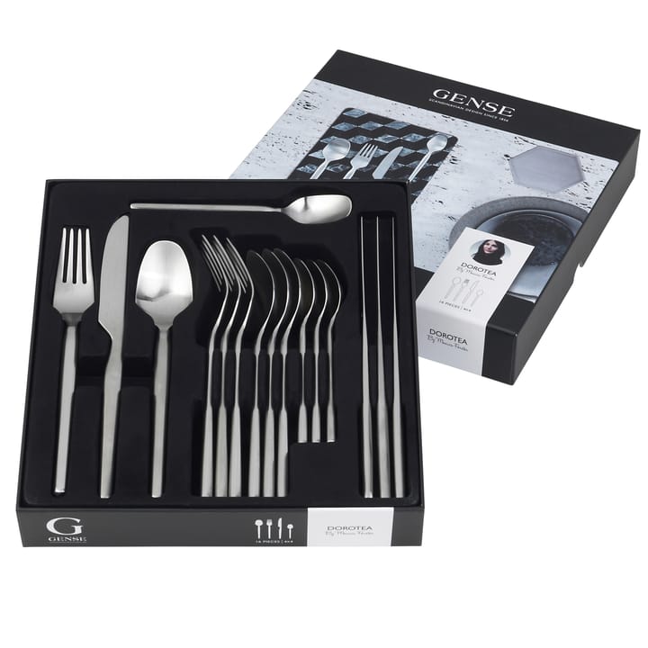 Dorotea cutlery 16 pieces - stainless steel - Gense