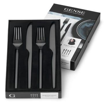 Dorotea Night table fork and table knife 4 pieces - 4 pcs - Gense