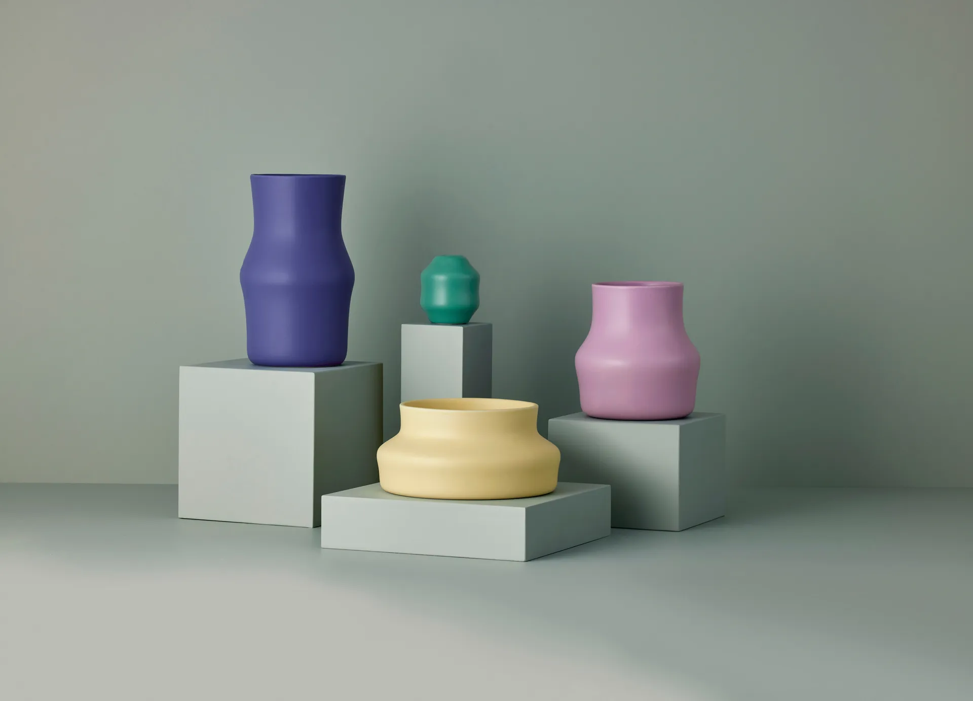 Dorotea vase 12x25 cm, Mellow yellow Gense