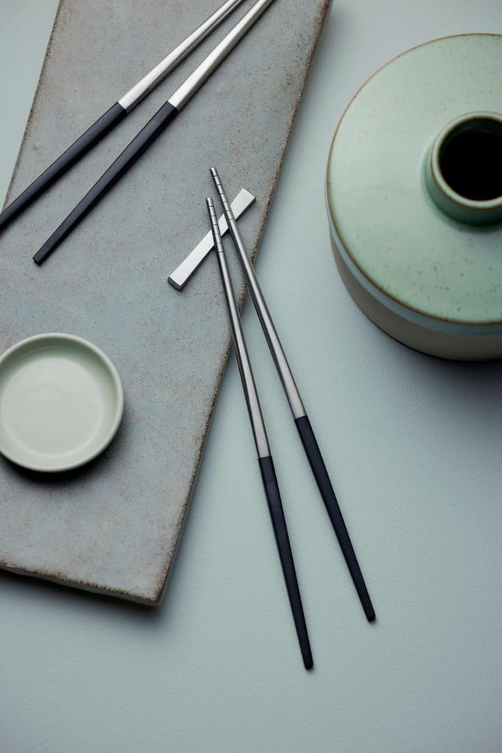 Focus de Luxe chopsticks 4+2 - stainless steel - Gense