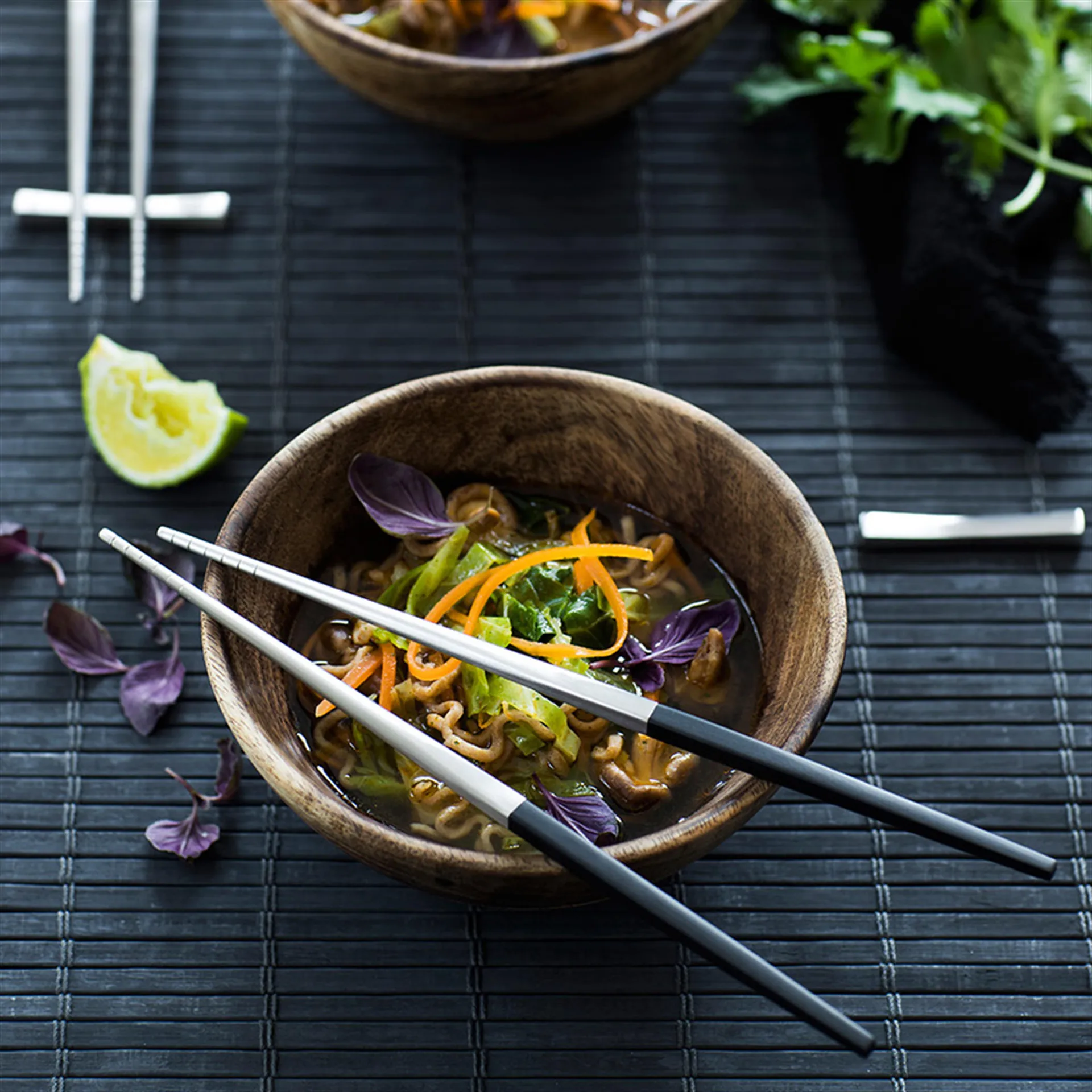 Focus de Luxe chopsticks 4+2, stainless steel Gense