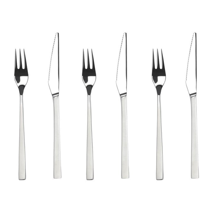 Nesting Stainless Steel Knife Set, Designer Tableware