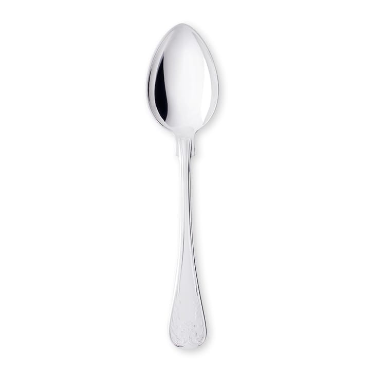 Gammal Fransk dessert spoon silver nickle - 16.2 cm - Gense