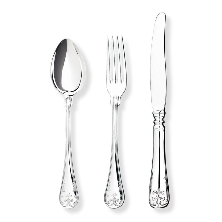 Gammal Fransk fork silver nickle - 20 cm - Gense