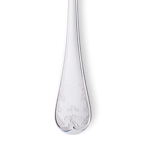 Gammal Fransk table spoon silver nickle - 18.3 cm - Gense