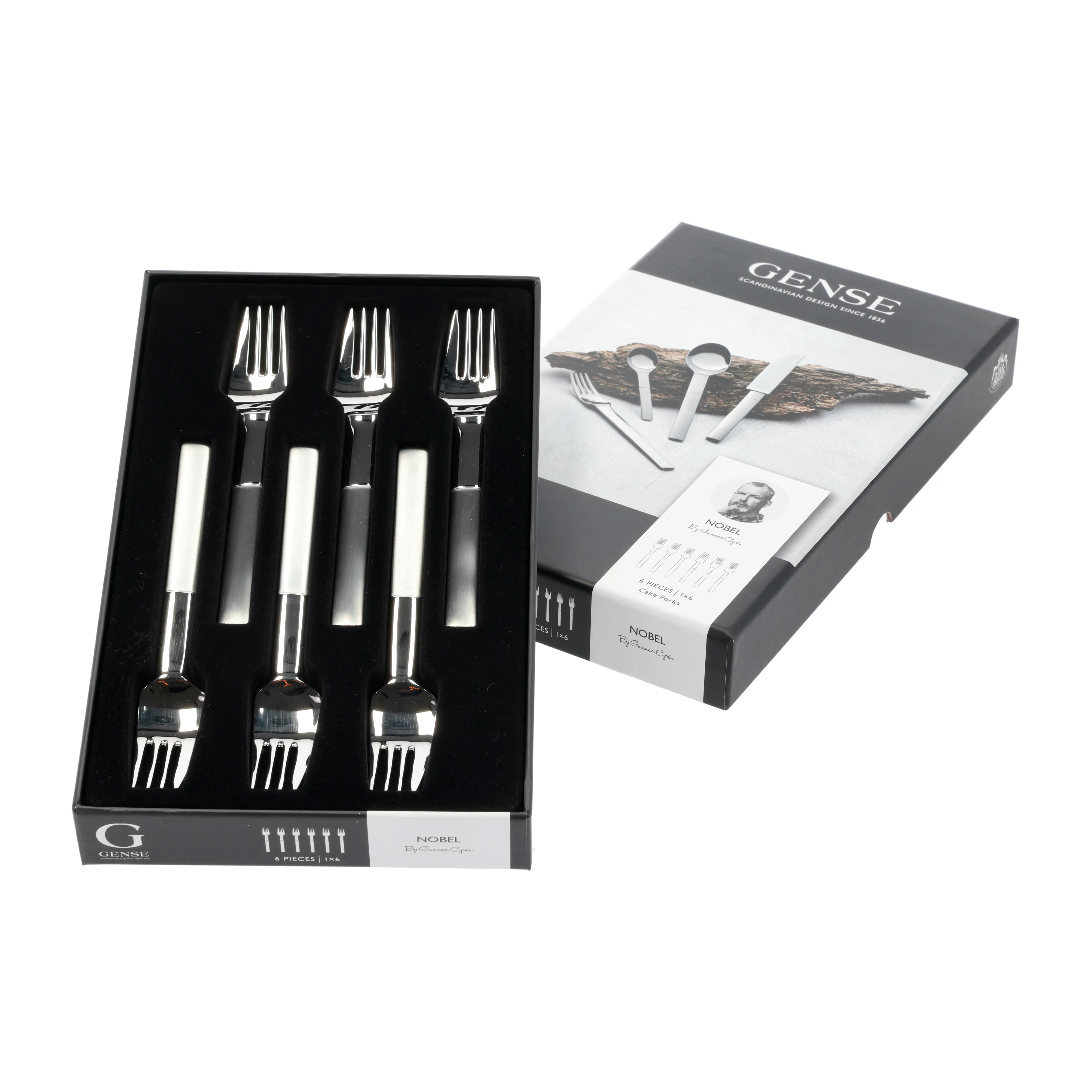 Nobel cake fork 6-pack from Gense - NordicNest.com