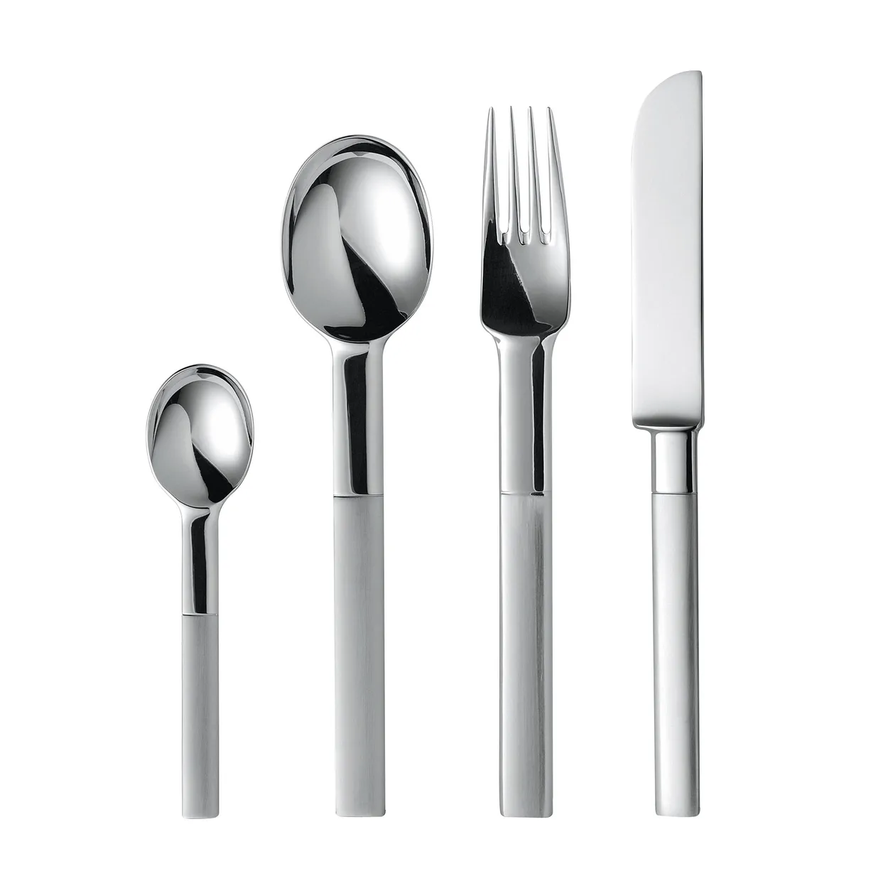 Gense Nobel cutlery 16 pieces Stainless steel | Scandinavian Design | Cutlery sets | Silver-coloured