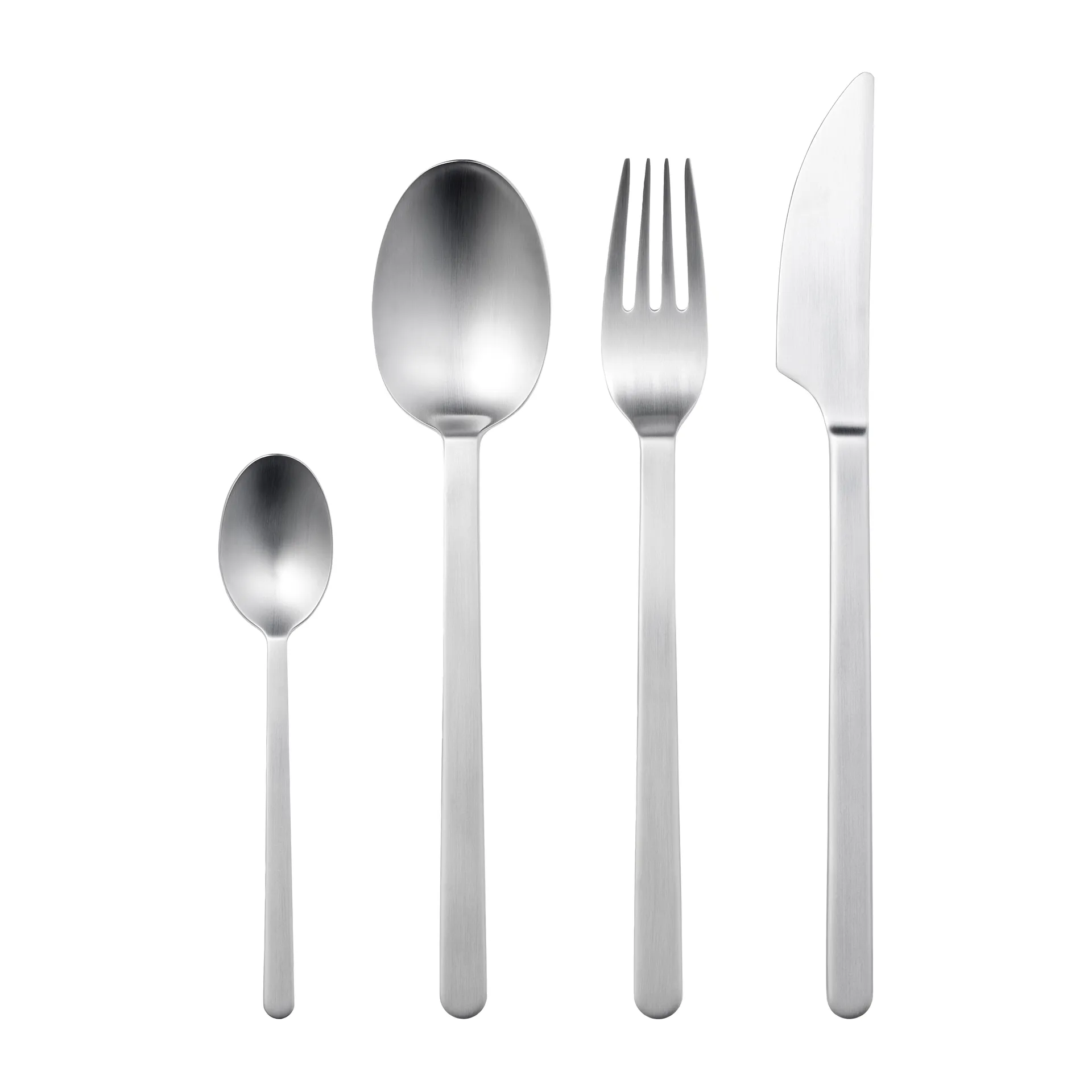 Norm cutlery 16 pieces, Matte stainless steel Gense
