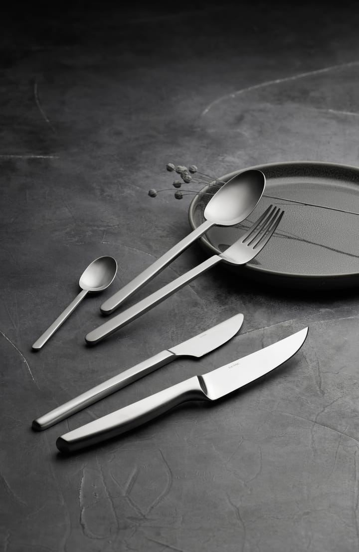 Norm dinner knife - Matte stainless steel - Gense