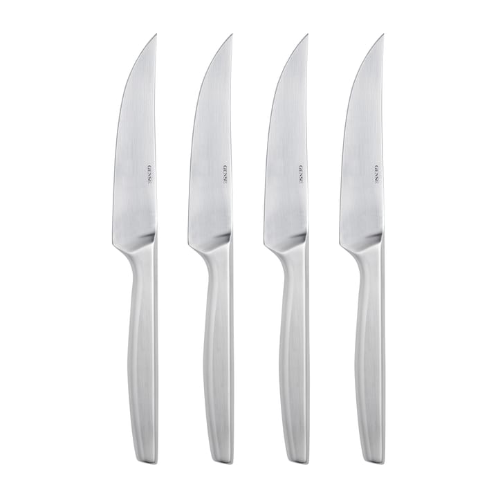 Norm grill knife 4-pack, Matte stainless steel