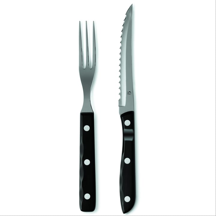 Old Farmer black cutlery 12 pieces - 12 pieces - Gense