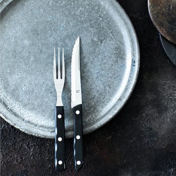 Old Farmer black cutlery 8 pieces - 8 pcs - Gense