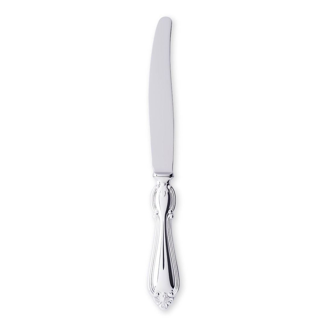 Gense Olga table knife silver nickle 20 cm | Scandinavian Design | Table cutlery | Silver-coloured