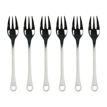 Pantry cake forks 6-pack - Stainless steel - Gense
