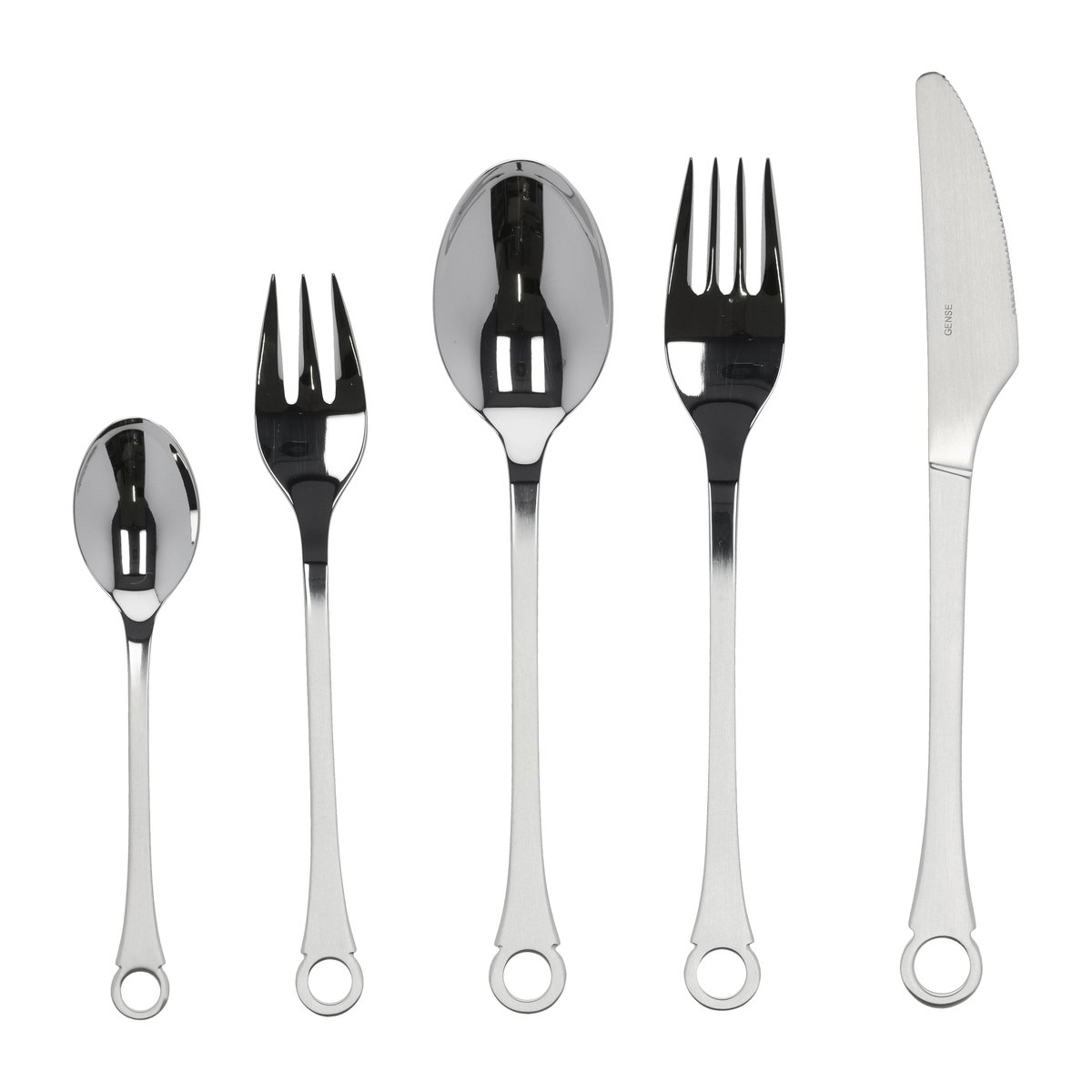 Gense Pantry cutlery 60 pieces Stainless steel | Scandinavian Design | Cutlery sets | Silver-coloured