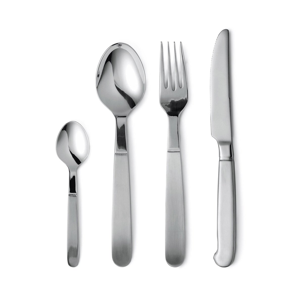 Gense Rejka cutlery stainless steel 16 pcs | Scandinavian Design | Cutlery sets | Silver-coloured