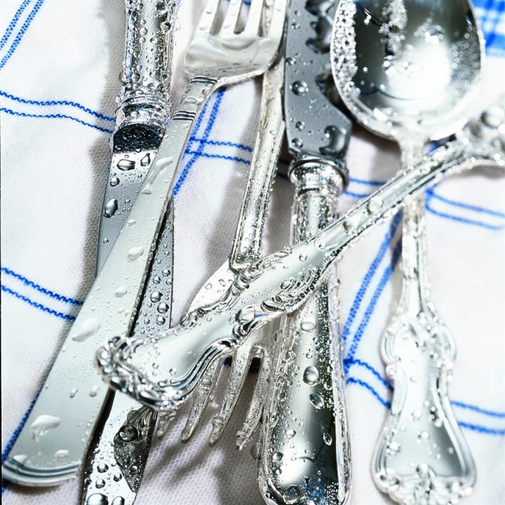Rosenholm silver cutlery - dinner fork - Gense