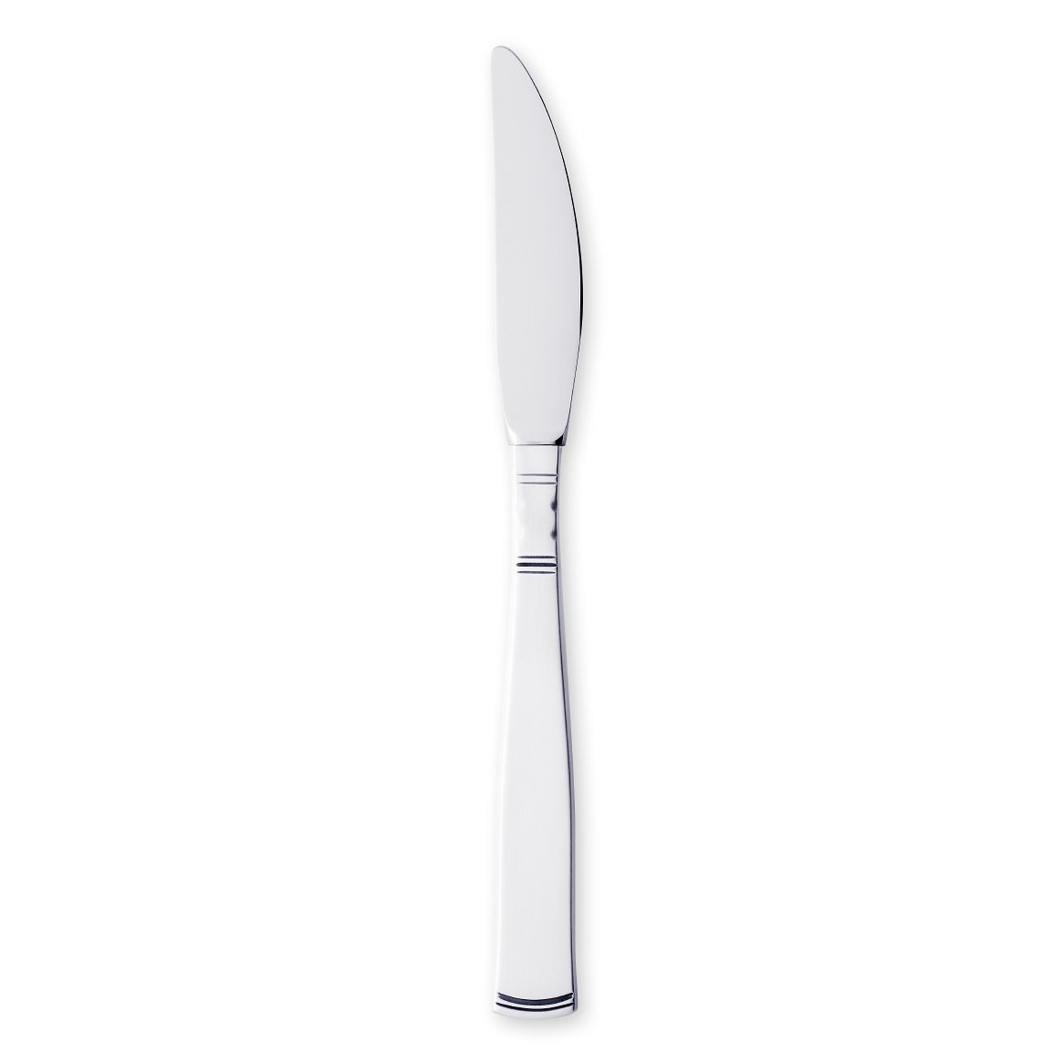 Gense Rosenholm table knife silver 20 cm | Scandinavian Design | Table cutlery | Silver-coloured