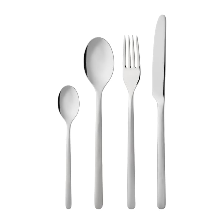 Still cutlery 16 pieces - Matte-Shiny steel - Gense