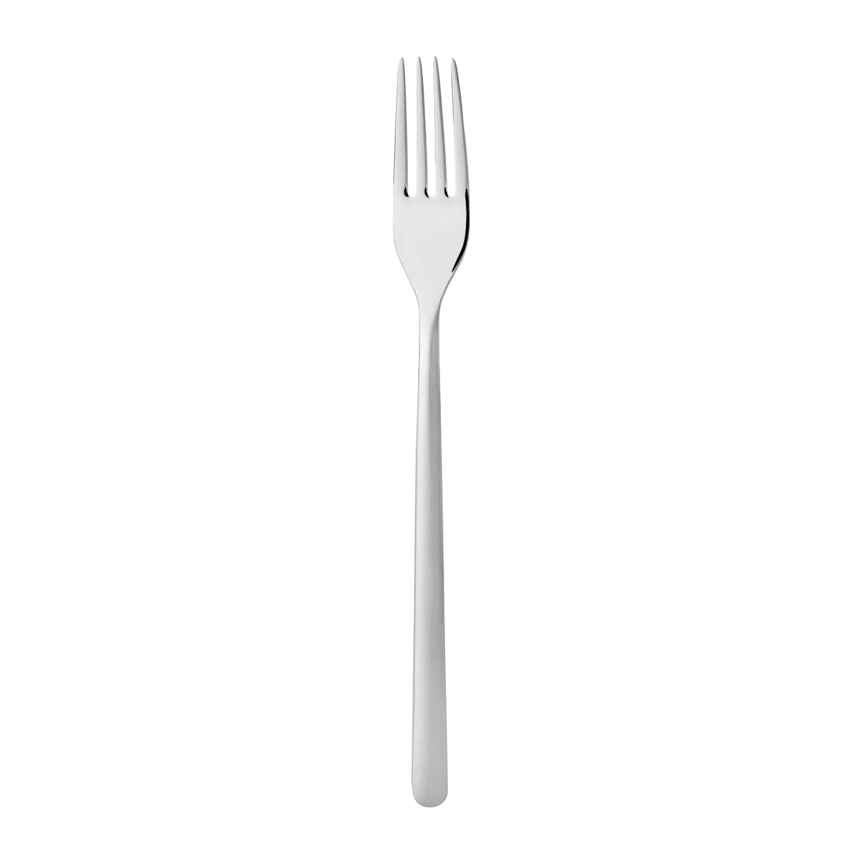 Gense Sto fork 21.1 cm Matte-Shiny steel | Scandinavian Design | Table cutlery | Silver-coloured