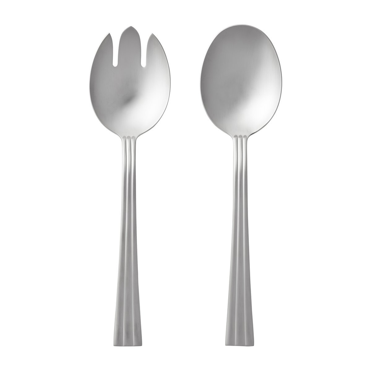 Gense Thebe salad and serving cutlery 2-pack | Scandinavian Design | Serving utensils | Silver-coloured