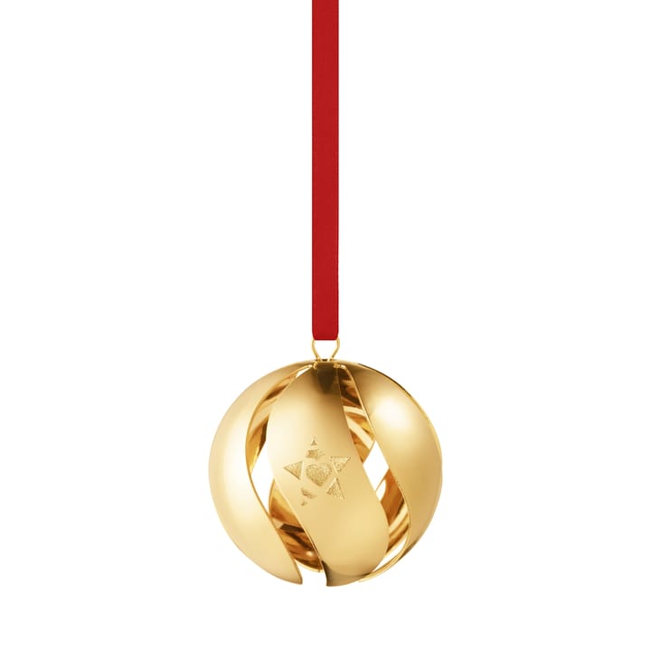 2019 annual Christmas bauble - gold-plated - Georg Jensen