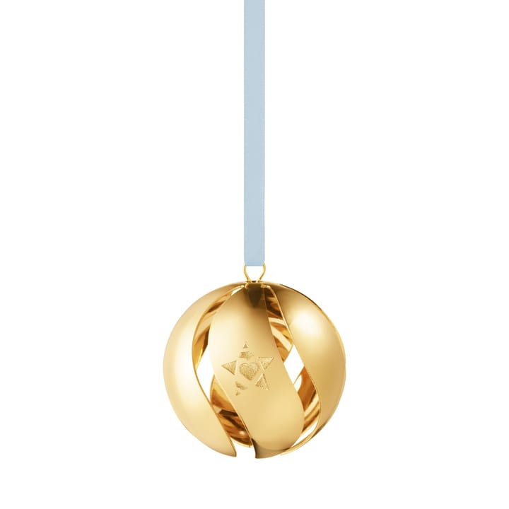 2019 annual Christmas bauble - gold-plated - Georg Jensen