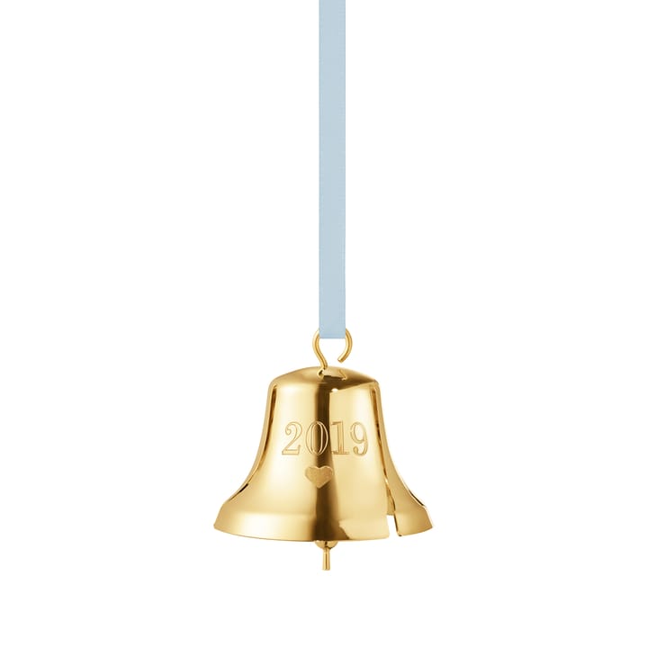 2019 annual Christmas bell - gold-plated - Georg Jensen