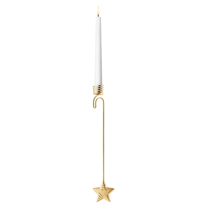 2019 candle holder - star - Gold - Georg Jensen