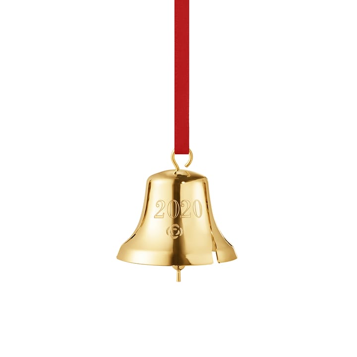 2020 årets Christmas clock - Gold-plated - Georg Jensen