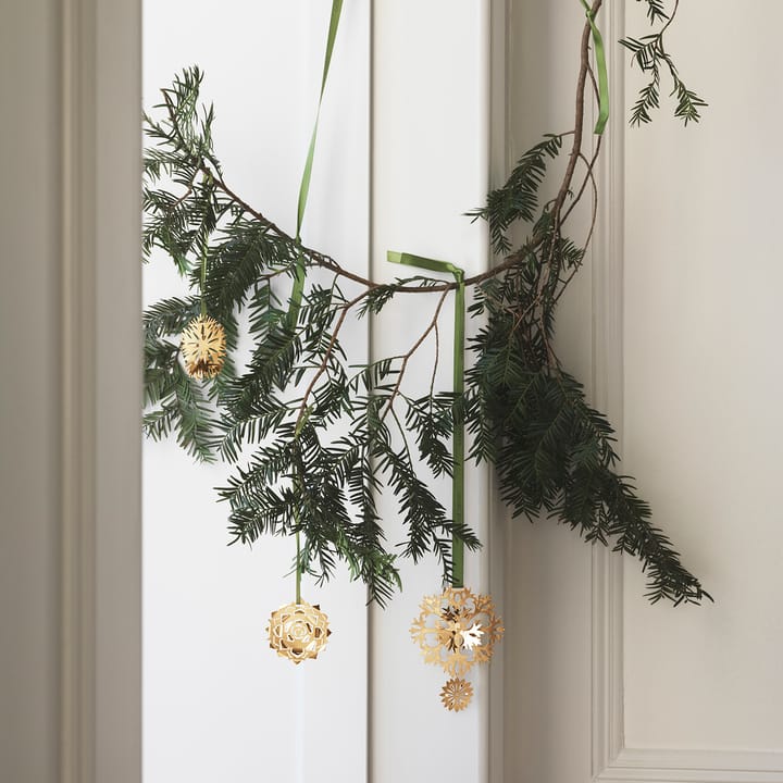 2020 Ice Rosette Christmas decoration - Gold-plated - Georg Jensen