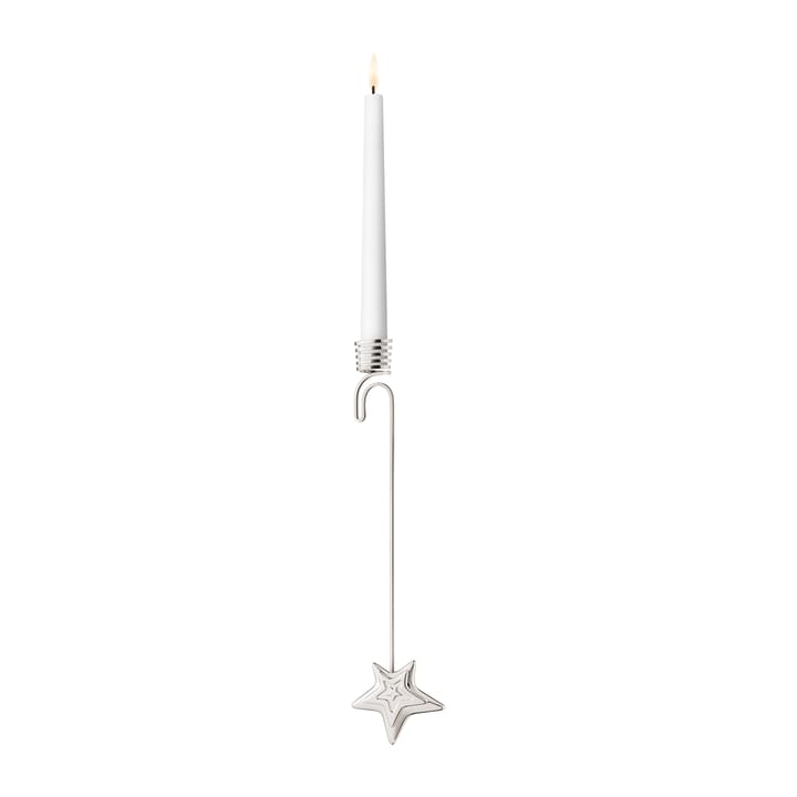 2021 Five Point Star hanging candle stick - Palladium plated plated - Georg Jensen