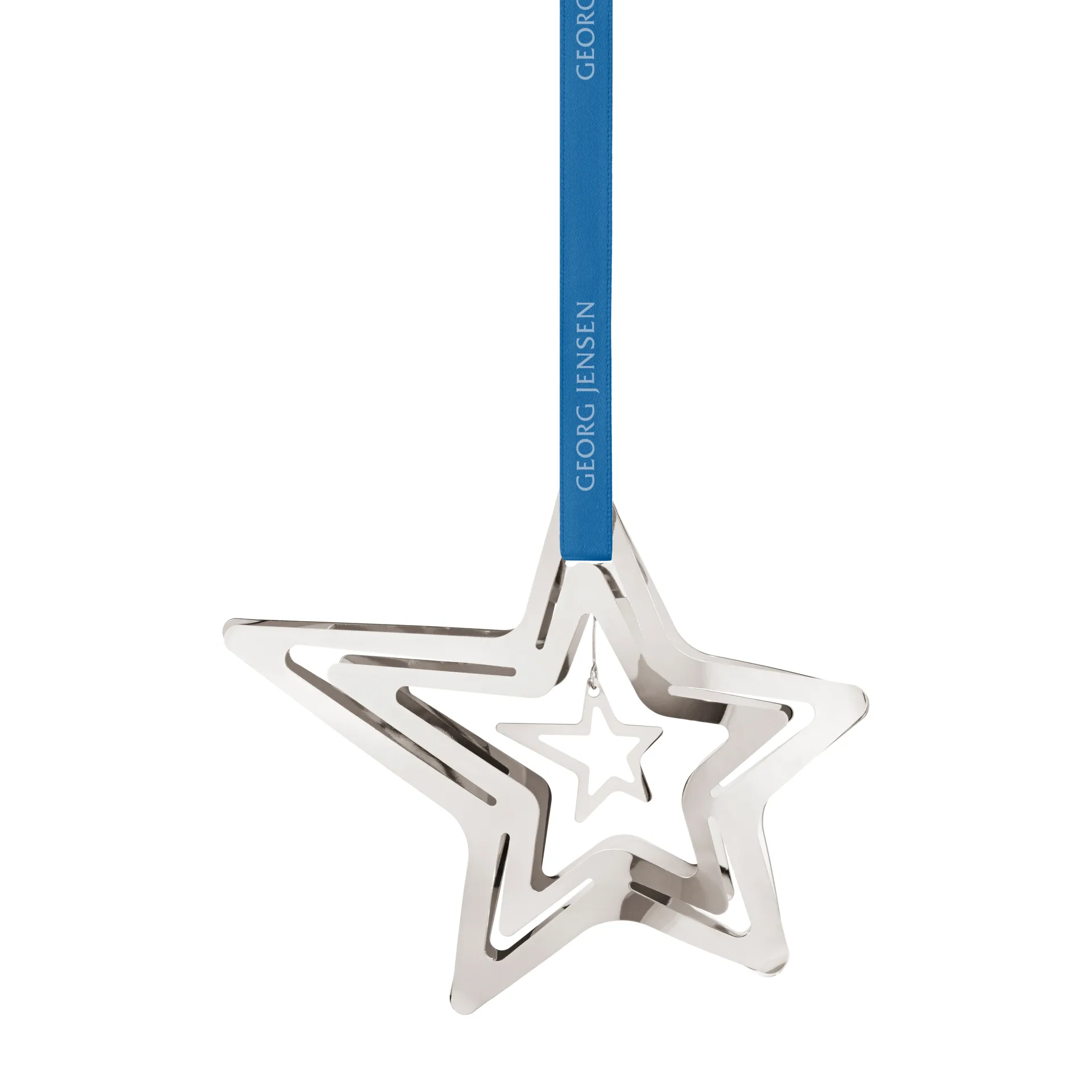 2021 Shooting Star hanging Christmas decoration, Palladium plated plated Georg Jensen