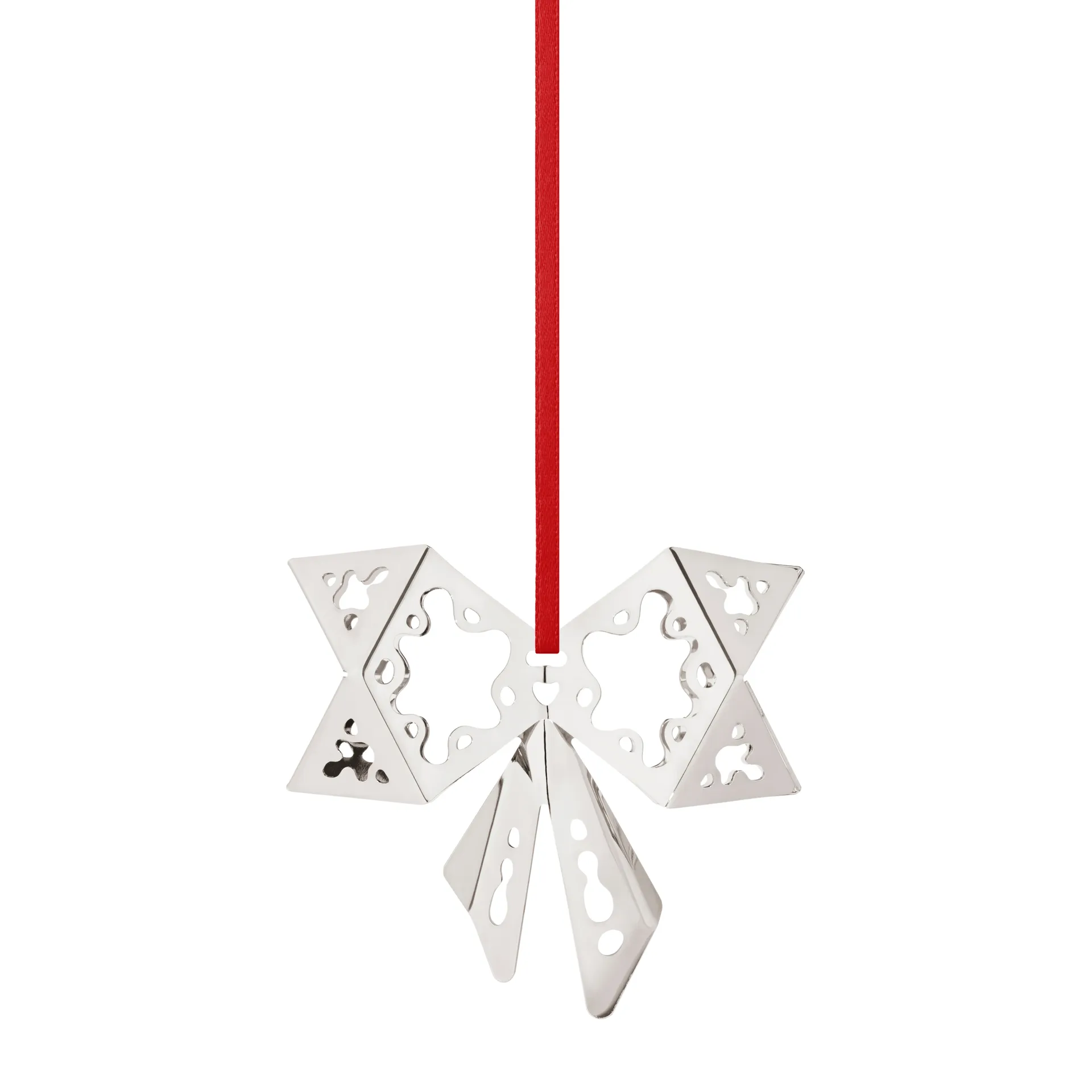 2022 Bow tree decoration, palladium plated Georg Jensen