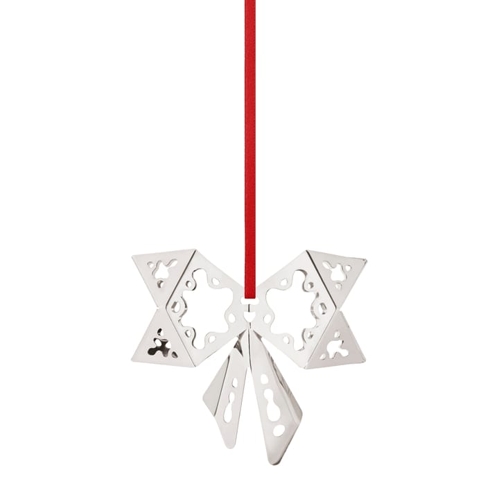 2022 Bow tree decoration, palladium plated Georg Jensen