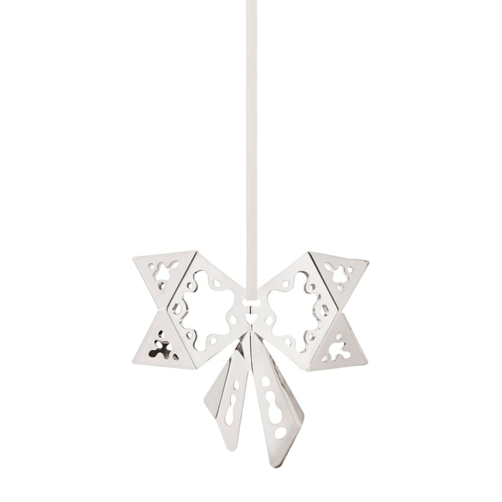 2022 Bow tree decoration, palladium plated Georg Jensen